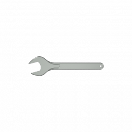 248 - Single Ended Open Jaw Wrench